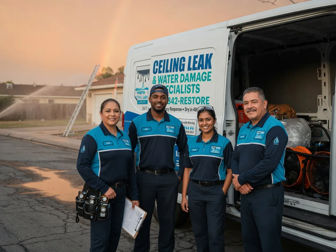Ceiling Leak Cleanup company in Russellville, OH